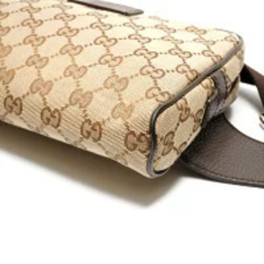 Gucci Waist Bag Brown GG Canvas - Picture 6 of 13